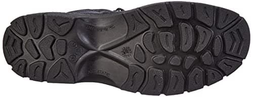 Tiger Men Black High Ankle Leopard Steel Toe Safety Shoes, 9 Uk 5