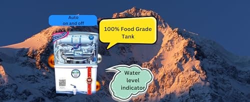 RK Aqua Fresh India RO Domestic Water Purifier (RO+ LED UV+ ORC COPPER+ HIGH TDS MEMBRANE+ TDS) Automatic, Best For Home/Office Purpose | 15LPH | 12 Liter Service Maintain By Rk Aqua Fresh India 5