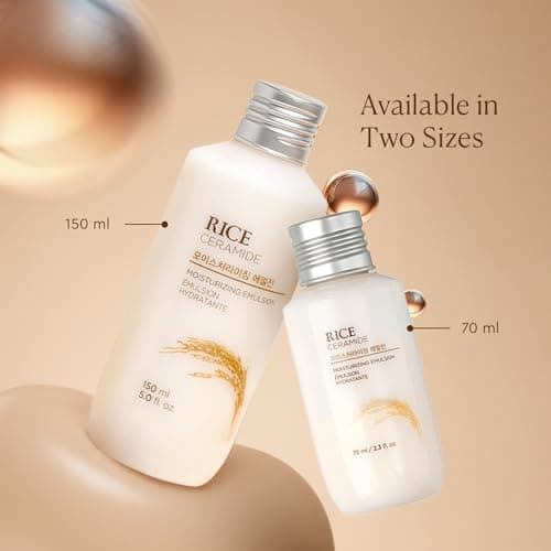 The Face Shop Rice & Ceramide Face Cream 150ml | Barrier Repair Moisturizer for Dry Skin, Intense Hydration & Strengthening | 12Hr Moisture Lock | Korean Skincare 5