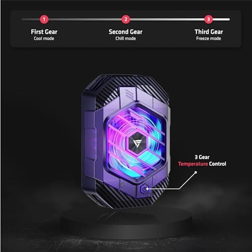 Vero Forza Arctic Pro V3 Mobile Cooler for Gaming, Phone Cooler, for Bgmi, Pubg, Cod, Freefire & Fortnite(iPhone/Android) 3