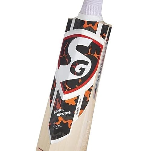 Pro Super Grade Popular Willow Cricket Bat Full Size with Bat Cover for Tennis Ball | Plastic Ball | Rubber Ball (RED)