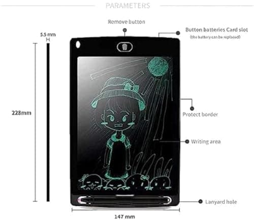 Besite Toys LCD Tablet Board Smart Digital E-Note Pad 8.5 Inch 2