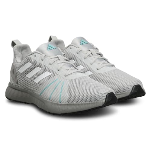 adidas Mens Fluidglow M Stone/FTWWHT/ACIMIN/DOVGRY Sneaker - 9 UK (EX2099), Grey
