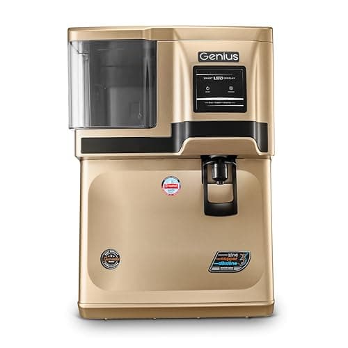 ROYAL AQUAFRESH 8L Water Purifier Dual Storage Tank Purifier Smart LED Display/Power On/Off (1 Year Warranty On Motor & SMPS) (1st BIS (IS 16240 :2023) CM/L8100159306) (Brown)