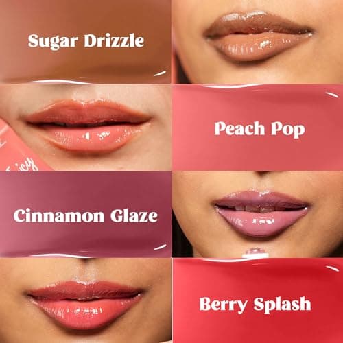 RENEE Juicy Fix Tinted Lip Balm- Sugar Drizzle | Shiny, Glossy Finish | Protects Lips With SPF 30 | Repairs & Nourishes Dry, Flaky Lips | With Peptides, Ceramides & Hyaluronic Acid | 10 g 5