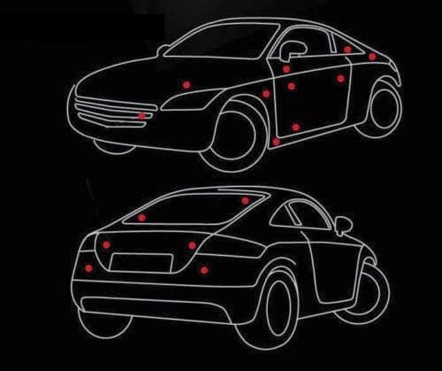 Incognito Sport Logo Sticker for All Cars, Metal (Black) 5