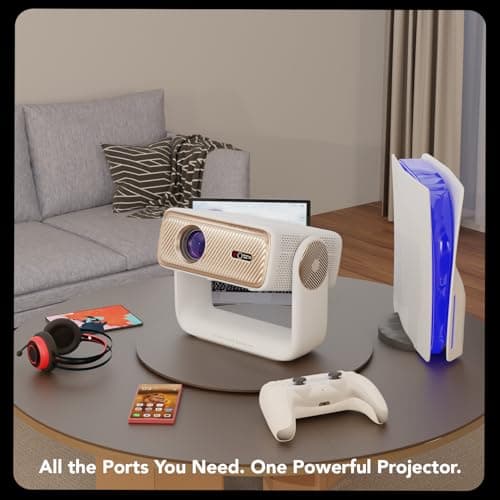 Wzatco Yuva Horizon, Google TV Official, Native 1080P, Projector 4k Ultra HD, 1500 ANSI Ultra Bright, Fully Automatic, Dust Free, Smart Mini Theater for Room, Home Cinema, 2GB-32GB 5