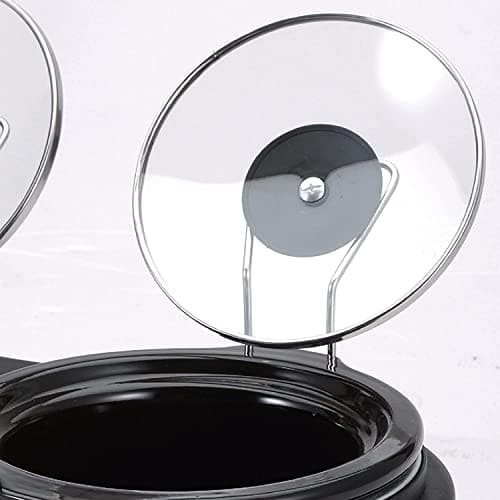 Bergner Supreme Electric Cooker with 100Watt, (1.5 L x 2) for Low & High Temp. Food Warming/Slow Cooking, Ceramic Pot with Glass Lid, Body Stainless Steel, Cool Touch Handling 3