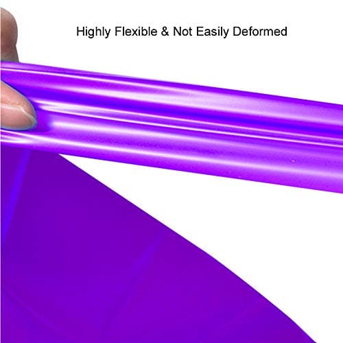GOAITOU Resistance Bands, Professional Latex Elastic Exercise Bands Long Stretch Bands for Physical Therapy, Recovery, Yoga, Pilates, at-Home or The Gym Workouts, Fitness, Strength Training (Purple) 5