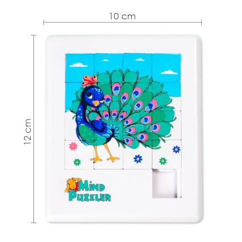 Toysbox Mind Puzzler Cuties Peacock Designed Framed Puzzle Game for Kids - Challenging Brain Teaser for Creative Thinking and Problem Solving 5