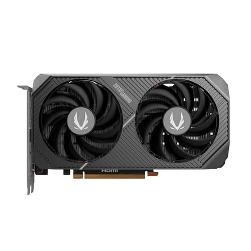 ZOTAC Gaming GeForce RTX 5050 Twin Edge OC Graphics Card - Black | 8 GB | DLSS 4 | GDDR6 | 128 bit | Dual Fan | 2560 CUDA Cores | ZT-B50500H-10M | Only Graphics Card with 5 Year Warranty 2