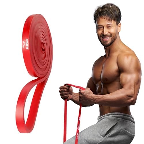 Slovic Latex Resistance Band for Workout [7-15 KG] | Resistance Band Set | Exercise Band & Stretching Bands for Exercise for Home Workouts | Gym Equipment for Home Workout | Ideal for Men & Women