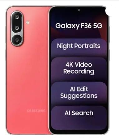 Samsung Galaxy F36 5G (Red, 128 GB) (8 GB RAM)