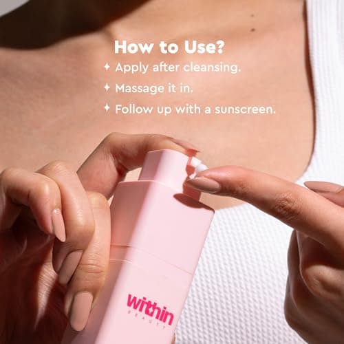 Within Beauty Ceramide & Shea Butter Cream Moisturiser | 72 Hrs Moisturisation | Hello Hydration Barrier Boost Moisturiser | For Normal To Dry Skin | Non-Greasy Light Weight | Quick-Absorbing | 50ml 5