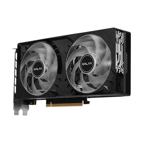 Galax GeForce RTX 5050 1-Click OC 8GB GDDR6 Gaming Graphics Card, NVIDIA Blackwell Architecture, PCIe Gen 5.0, 20 Gbps Memory, 2602 MHz Boost Clock, Dual 92mm Wings 3.0 Fans, High Performance AI GPU 5