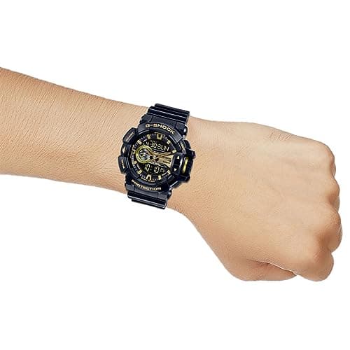 Casio G-Shock GA-400GB-1A9DR Analog-Digital Gold Dial Men Watch Black Resin Strap (G651) 3