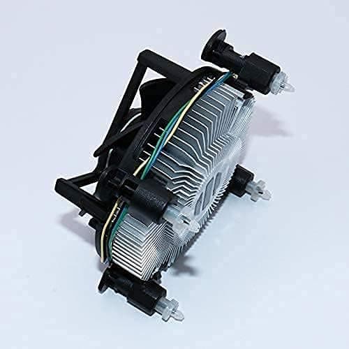 BKC Processor Cooling Fan for i3/i5/i7 LGA115x CPU Fan E97379 003 Core i3 i5 i7 Socket 1150 1155 1156 4-Pin Connector CPU Cooler with Aluminium Heatsink and 3.5-Inch 5
