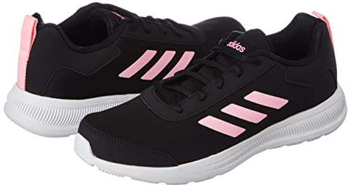 adidas Women Synthetic GlideEase W Running Shoe CBLACK/BEAMPK (UK-5) 2
