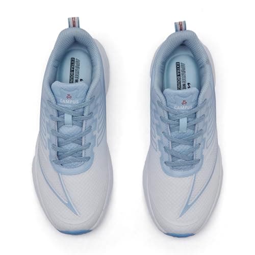 Campus Men's DRIVO WHT/L.Sky Running Shoes - 9UK India 1 Pair 4