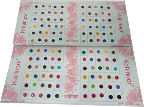 Kohinoor Multi Round Bindi For Women (Size-5)