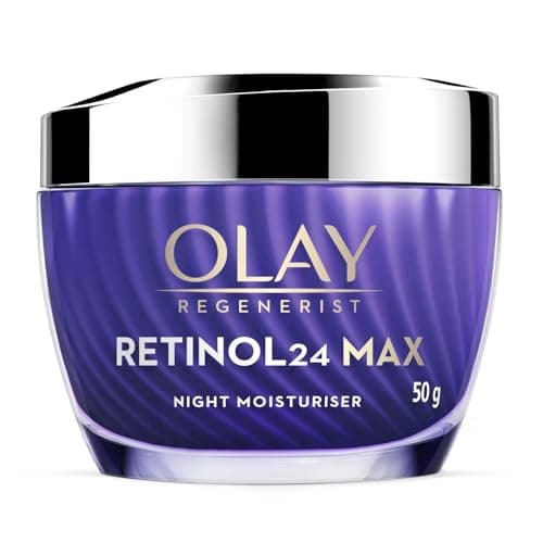 Olay Retinol24 Max Night Cream l Visibly Reduces Fine Lines in 7 Nights | Max Repair, Max Hydration l No Redness or Irritation | Fragrance Free l Normal, Oily, Dry and Combination Skin l 50g