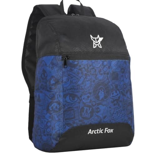 Arctic Fox 17 Liters Tuition Backpack (Dope Printed Dark Denim) 2