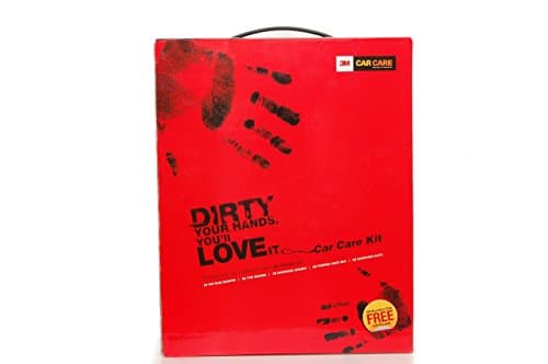 3M Large Car Care Kit | Car Shampoo | Tyre Dresser | Dashboard Dresser | Liquid Wax | Microfiber Cloth (All in One) 3