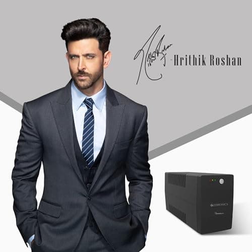 ZEBRONICS U735 600VA/360W Microcontroller Based UPS for Office Computers | Home PC with Auto Restart, Generator Compatible, Boost & Buck AVR, Built-in Protection, (Not for Routers) 2