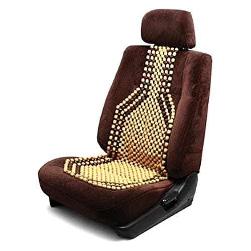 AUTOADDICT Auto Addict Premium Car Wooden Accupressure Design Bead Seat Cover for Tata Punch 3