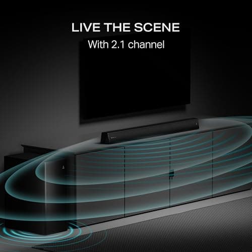 Boat Aavante 2.1 2000D, Dolby Audio, 200W Signature Sound, 2.1CH Wired Subwoofer,Multiple Ports & EQ Modes, Bluetooth Sound bar, Home Theatre Soundbar Speaker (Premium Black) 4