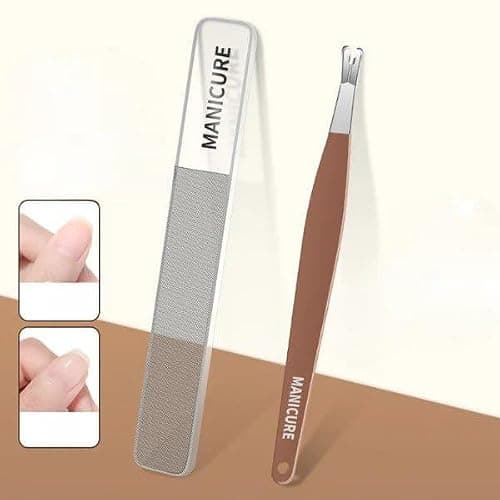 8-in-1 Manicure Kit – Stainless Steel Nail Clipper Set for Men & Women (8 IN 1) 5