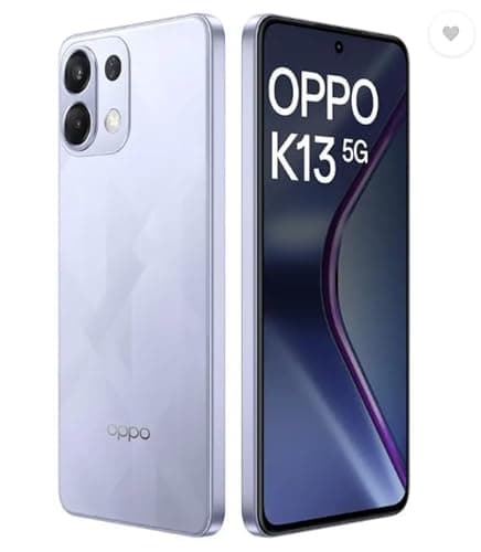 OPPO K13 5G with 7000mAh and 80W SUPERVOOC Charger in-The-Box, ICY Purple (8GB, 256GB) 5