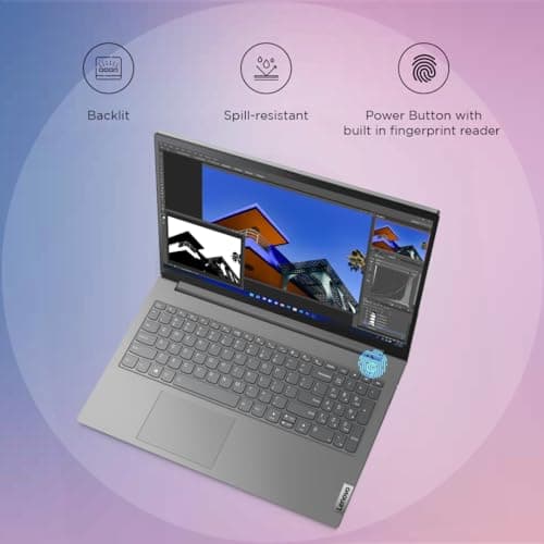 Lenovo ThinkBook 15 Intel 12th Gen Core i5 15.6" (39.62cm) FHD 250 Nits Antiglare Thin and Light Laptop (16GB/1TB SSD/Win 11 Home/Office 2021/Backlit Keyboard/Mineral Grey/1.7 Kg), 21DJA0D9IH 4