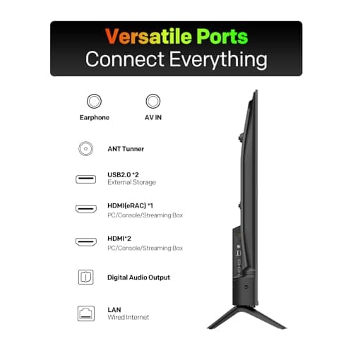 coocaa 138 cm (55 inch) 4K Ultra HD Smart LED Google TV | HDR10 | 20W Powerful Speakers | 55Y74 Plus 4