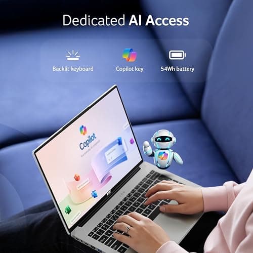 Acer Aspire 5, Intel Core Ultra 5 125H Processor,Office 2024 + M365 Basic, 16 GB RAM, 512 GB SSD, WUXGA IPS, 14.0"/35.56 cm, Win 11 Home, Pure Silver, 1.2 kg, A514-54H, Backlit KB, Premium Laptop 5