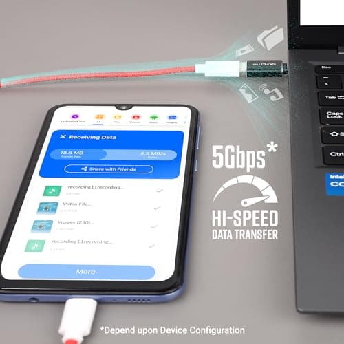 ZEBRONICS ATC1 USB Type A to Type C Converter, USB 3.0, High-Speed Data Transfer, Backward Compatibility, Plug and Play, for Laptops | Smartphones | Compatible Devices 3