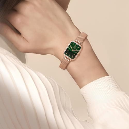 Carlington Iconic Analog Watches for Women with Premium Stainless Steel Mesh Strap - CT 2041 5