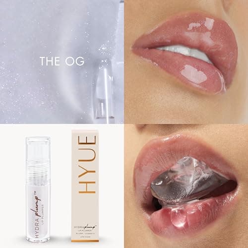 HYUE HydraPlump™ Lip Plumper | The OG | 4 ml | Long-term Plumping Effect & Hydration | Non-sticky Formula with Cooling Ice Cube sensation | Jojoba Oil, Vitamin E & Pomegranate Extract | Flat-tip Appli 2