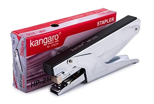 Kangaro Stapler HP-210, Silver Colour with Black Frame