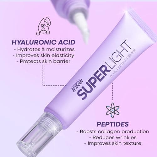 Nykaa Cosmetics Superlight Blur Peptide Primer (30G) 2