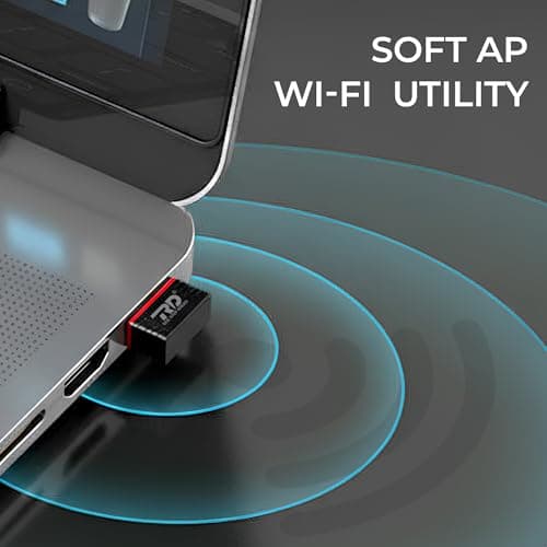 RD DW-7 950Mbps Wireless-N Mini USB WiFi Adapter, 2.4GHz High-Speed Internet Dongle with Internal Antenna, USB 2.0 Plug & Play, WPA/WPA2 Security, Compatible with Windows & Mac 5