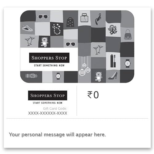 Shoppers Stop | E-Gift Card | Instant Delivery | Valid for online & in-store purchases.