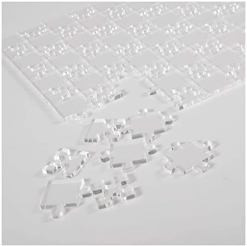 Itsyyboo The Clearly Impossible Puzzle 200 Piece Brain Teaser, Very Difficult&Fun , Clear Acrylic 3Mm Thickness Made In India (Crystal Clear) - Kids 3