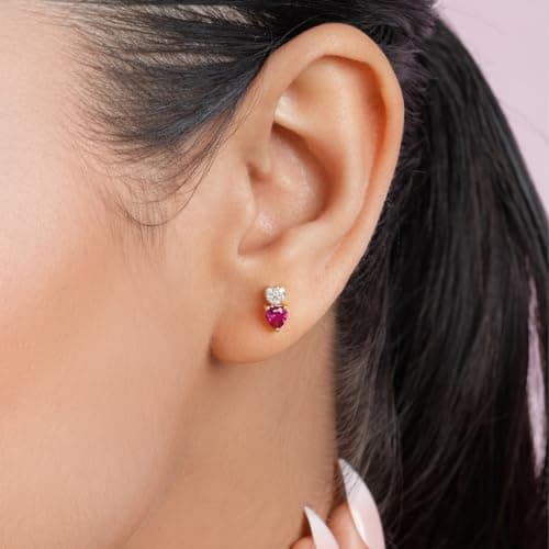 ZAVYA 925 Sterling Silver CFluttering Hearts Gold Plated Jewelry Set | Gift for Women & Girls | With Certificate of Authenticity & 925 Hallmark 5