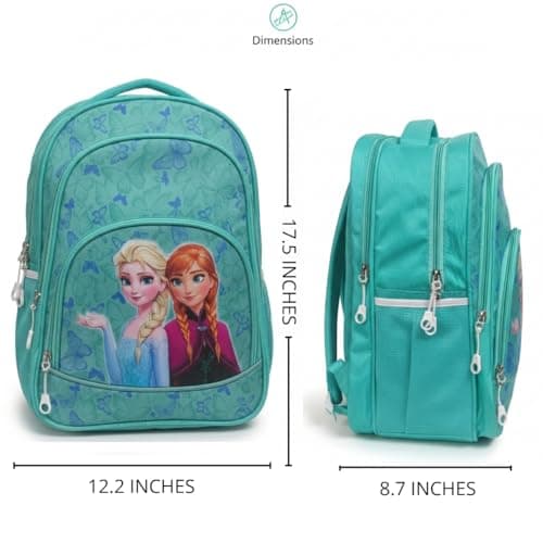 Stylbase 27L Kid School Backpack Bag for Girls and Boys | Ideal School Picnic travel & Travelling Bag |17Inches 4 Compartments, Water-Resistant Multipurpose for Kids (Aqua) 4
