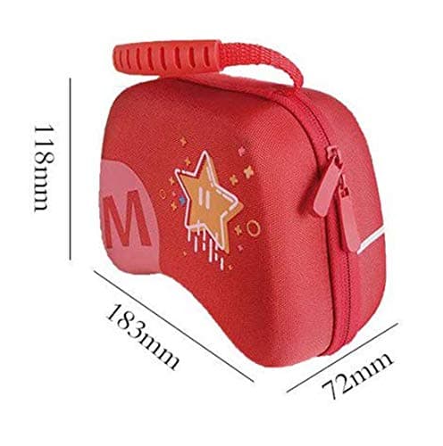 OIVO INDIA Multicolor & Red Universal Travel EVA Game Remote Controller Carrying Case Gaming Accessory Cover Case (Compatible for Xbox One, Xbox, Xbox 360, PS3, PS4, PS5 PS2) (Combo of 2) 6