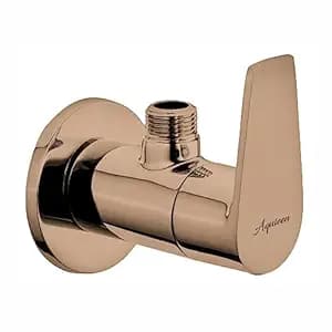 Aquieen Luxury Series Entice Angle Valve Holder With Wall Flange [Rose Gold]