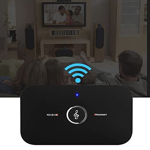 Tobo Bluetooth Wireless 2 in 1 Audio Receiver & Transmitter Adapter,Wireless Stereo Audio Adapter Car Kit for Headphones, TV, Computer, Mp3 / Mp4, i-Phon and More (Black) TD-831WA 4