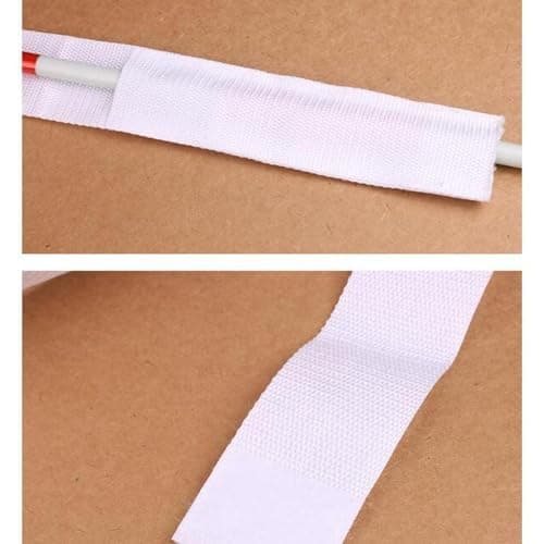 Club Bollywood®2Pcs Volleyball Antenna Pocket Sleeve White for Outdoors Competition Fitness|Sporting Goods | Team Sports |1 Pair of Volleyball Antenna Sleeve 5
