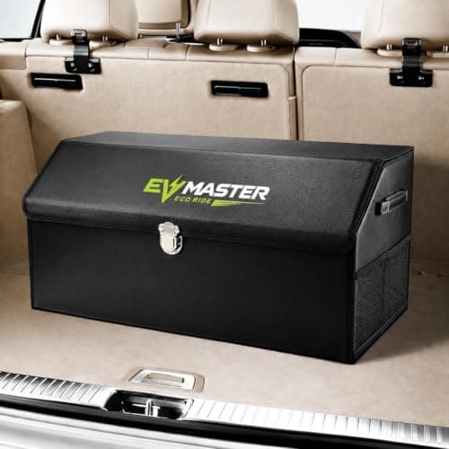 YOURKARTS.COM Car Trunk Storage Organizer | Foldable with Lid & Multi Compartment Storage Box | Car Accessories Organizer for All Cars, Large Boot Space Dicky Organiser (53 x 31 x 30 cm, Pack of 1) 2